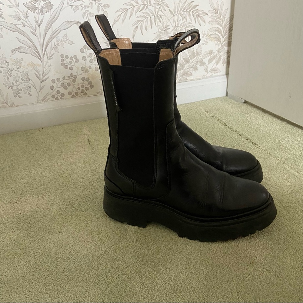 AllSaints Amber Leather Chelsea Boots